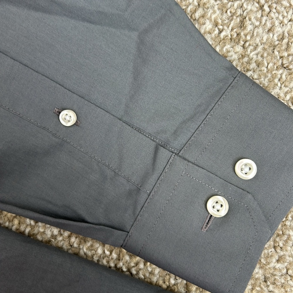 Gray Button-Up Shirt - Picture 3 of 3
